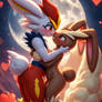 Lopunny x Cinderace: Animated Kiss