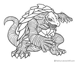 Gamera Line Art