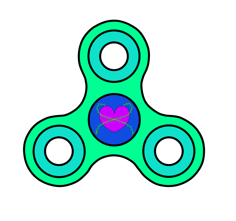 Moonheart Fidget Spinner By Midnightflyer53 On Deviantart