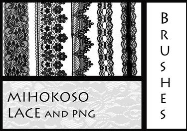 MIHOKOSO lace brushes and png