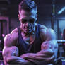 Strange bodybuilder behaviour pre zombie rising