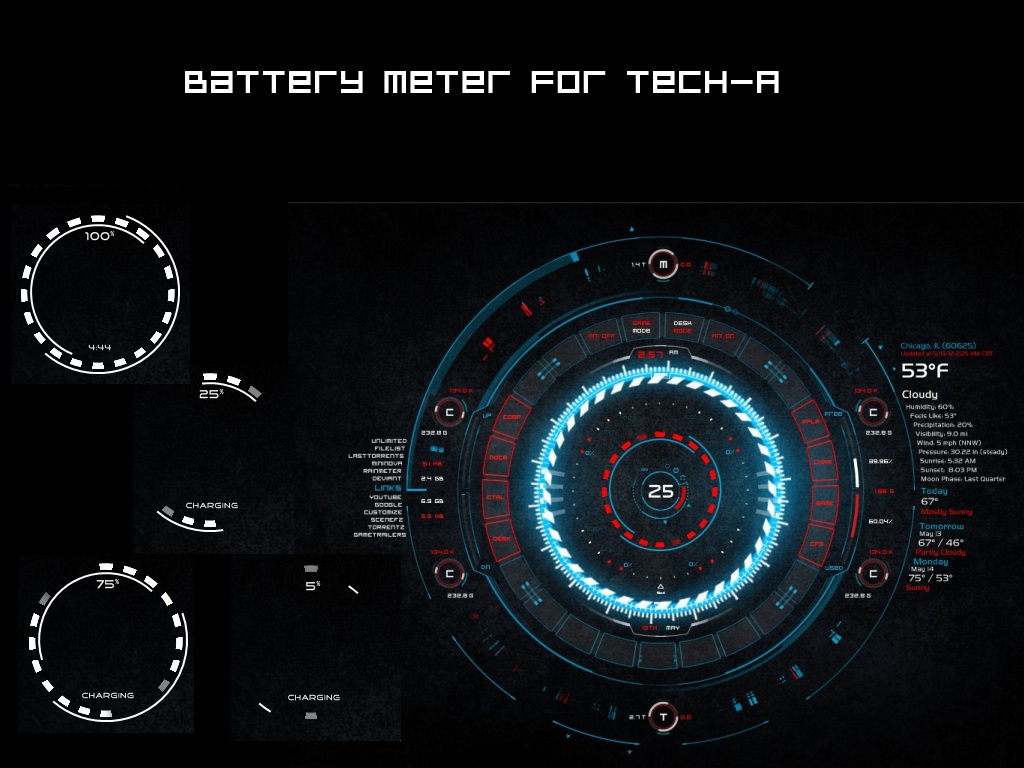 Battery Meter for TECH-A