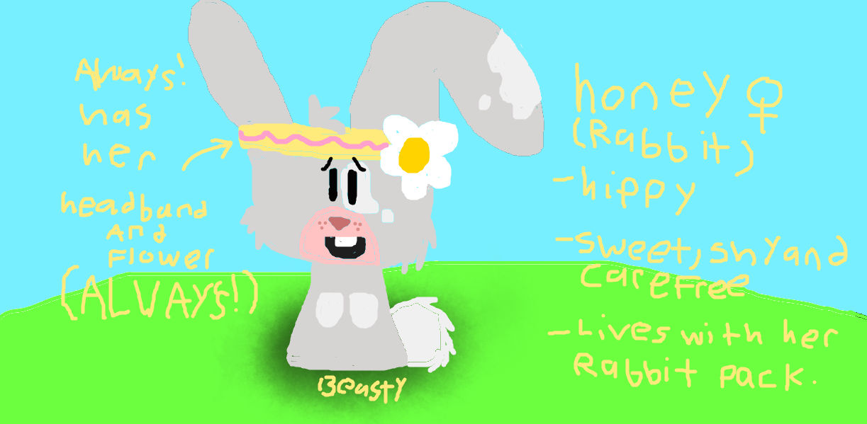 Disney Rabbit Oc honey the rabbit oc by beastythedragonofart on DeviantArt