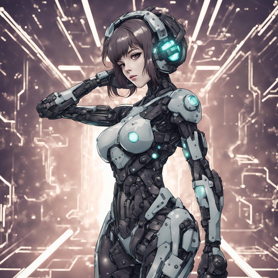 Cyber girl by PhotoMonkeyZ on DeviantArt