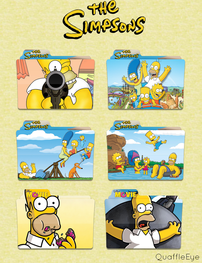 The Simpsons Icon Folder Pack