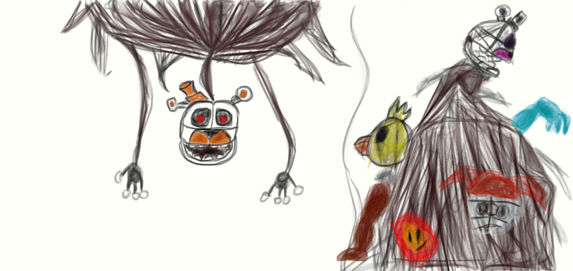 why do molten freddy and the blob have significantly different