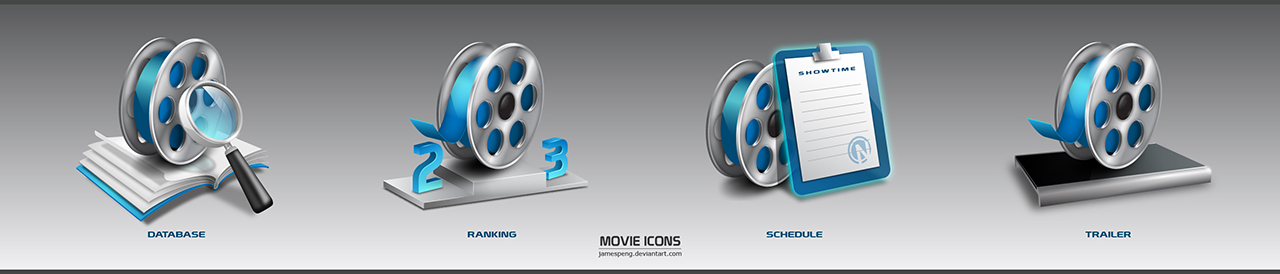 Movie Icons by jamespeng