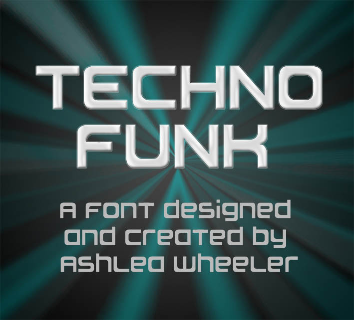 Techno Funk font