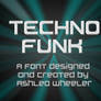Techno Funk font