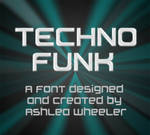 Techno Funk font by ashzstock
