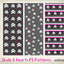 PS Patterns -Skulls and Hearts