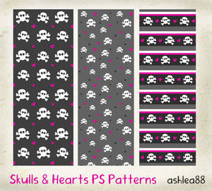 PS Patterns -Skulls and Hearts