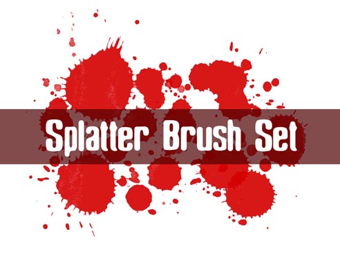 Splatter Brush Set