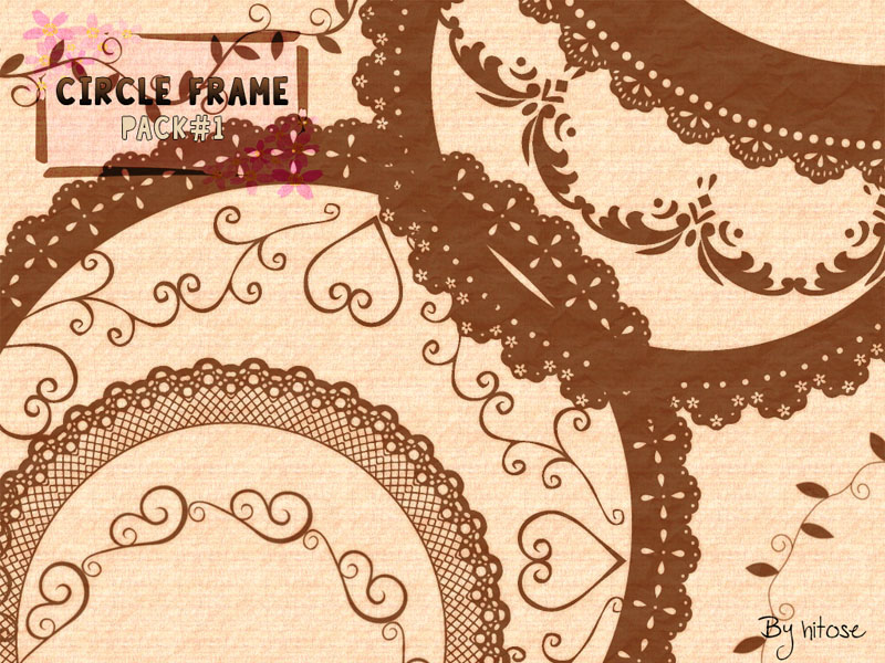 Circle Frame - Pack #1 by hitose on DeviantArt