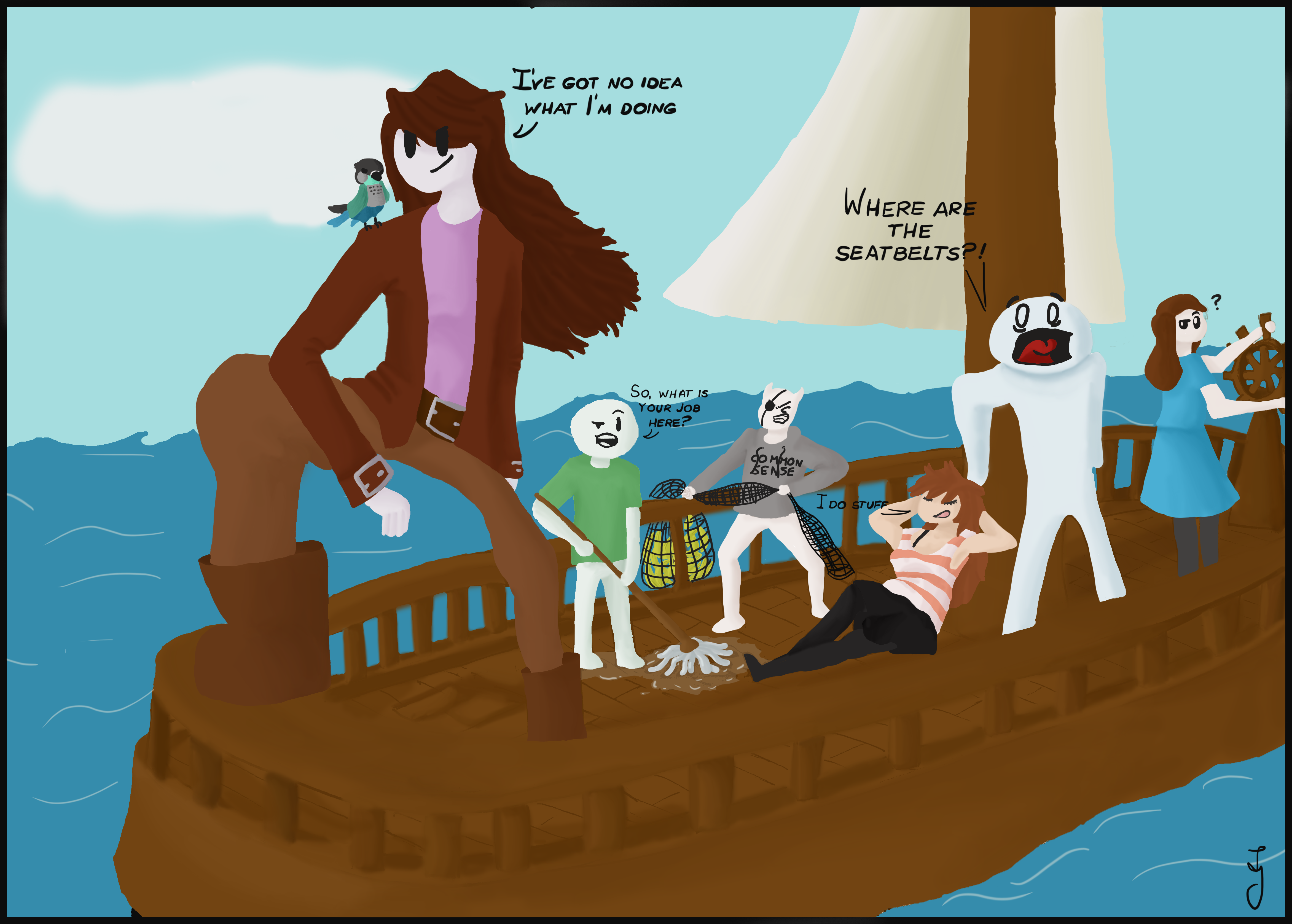 The Animation Pirate Crew by Lival23 on DeviantArt