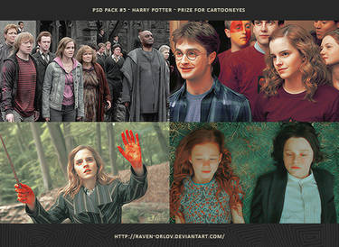 PSD PACK #5 - Harry Potter