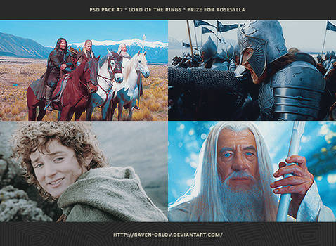 PSD Pack #7 - Lord of the Rings