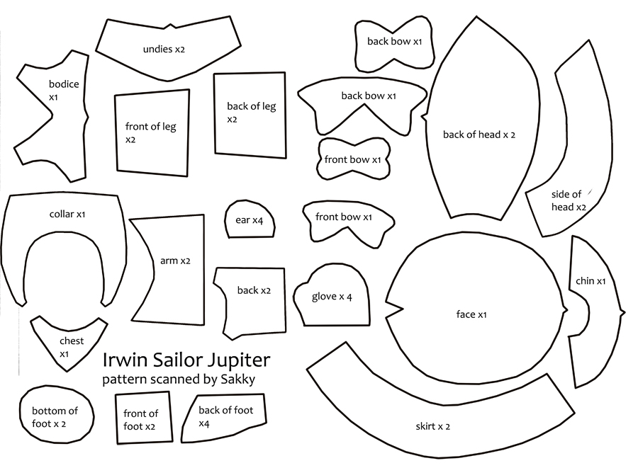 Irwin Sailor Plush Pattern