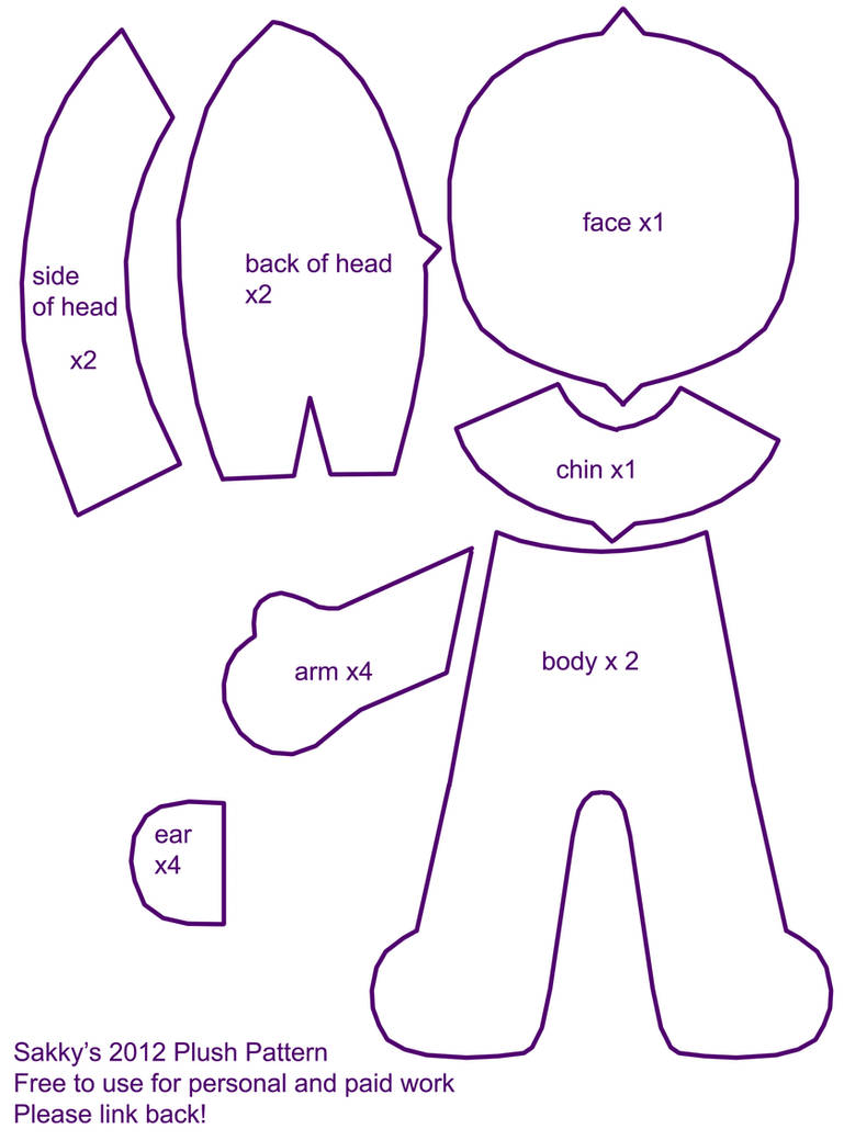 2012 Plush Pattern Free by SarahsPlushNStuff on DeviantArt