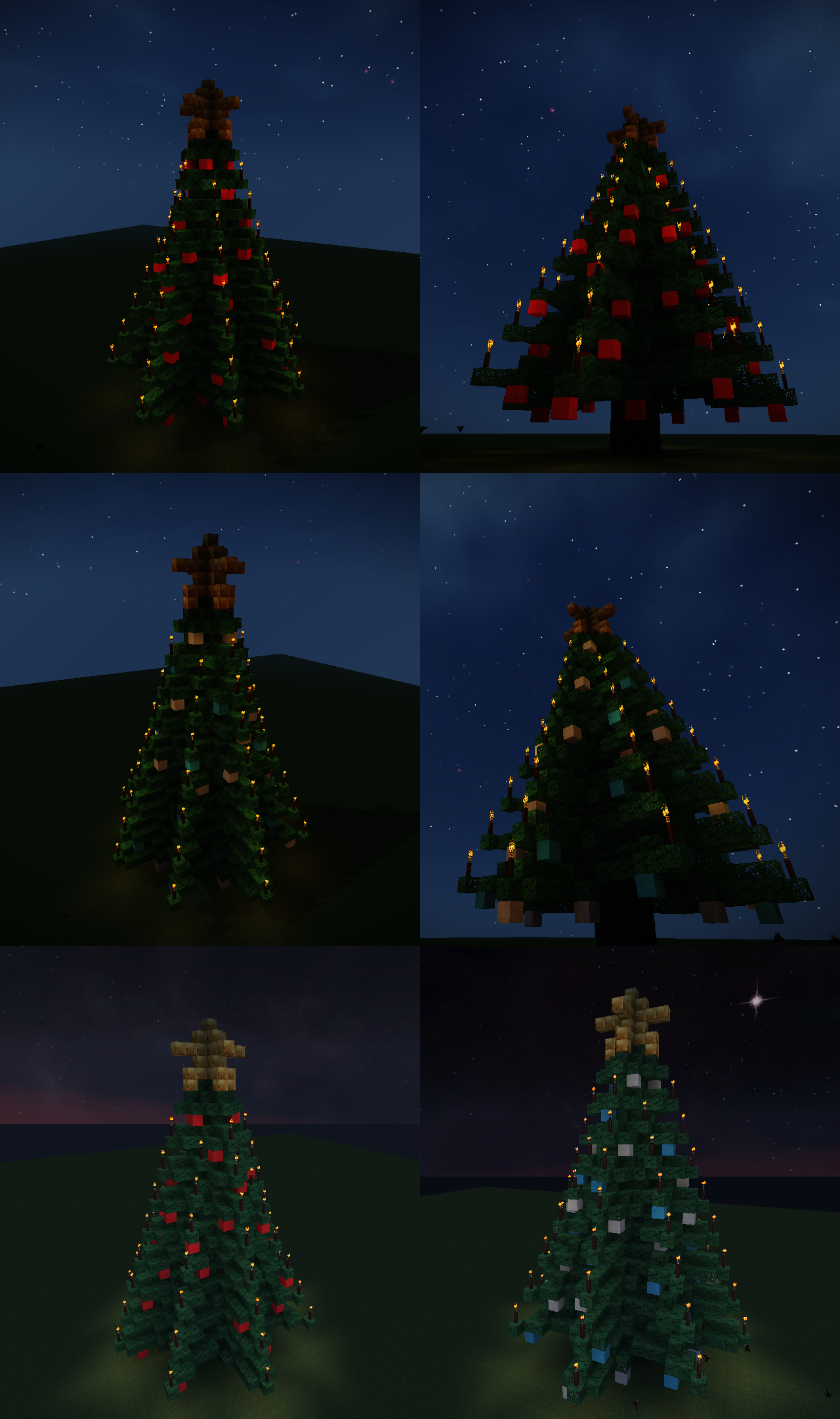 Minecraft Christmas Tree Schematic