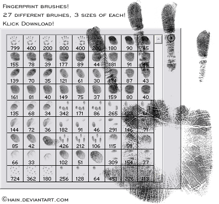 fingerprint brushes