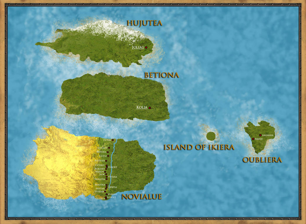 world map of the planet Ikiera, post cataclysm by benmanu on DeviantArt