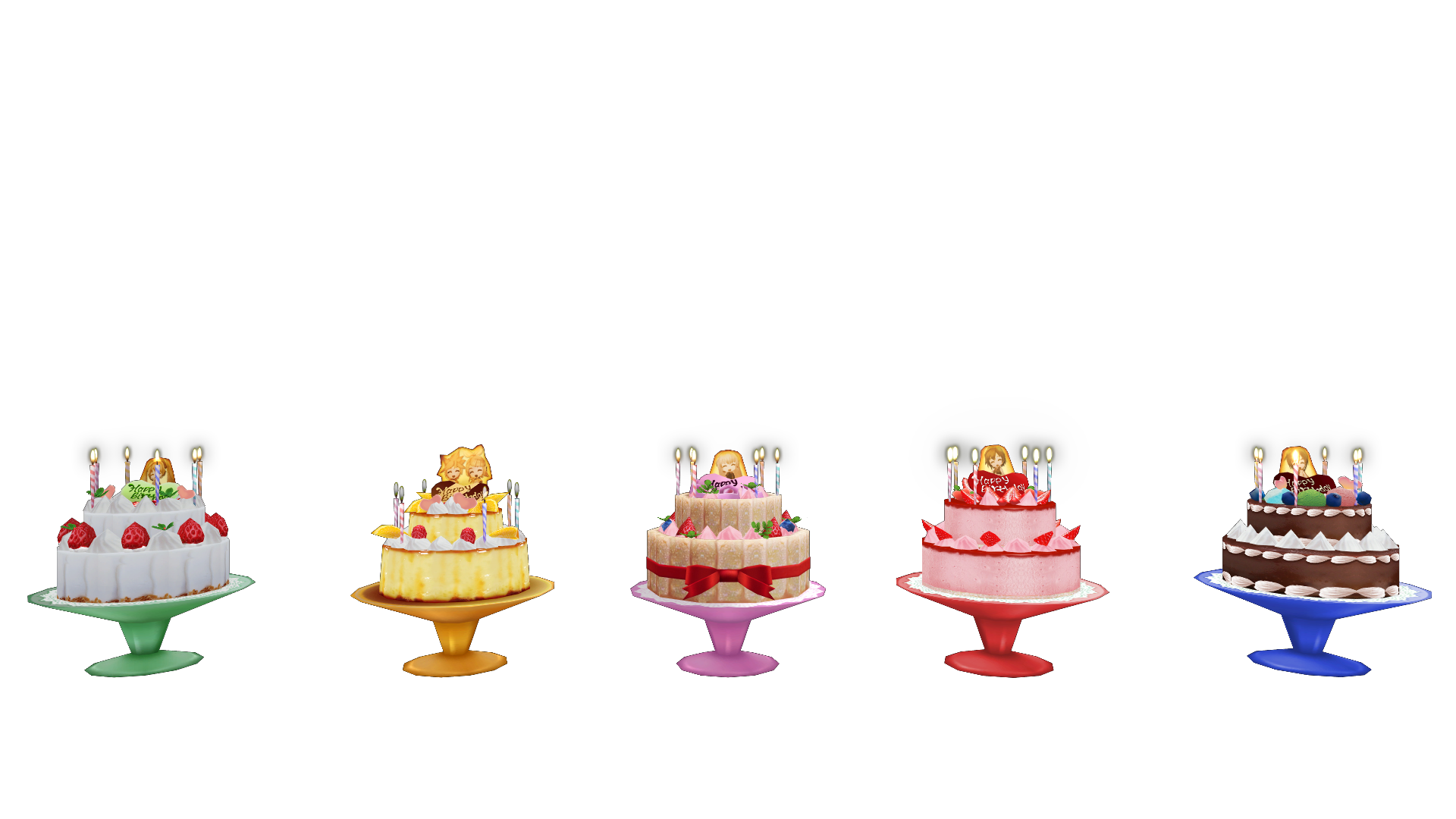 {MMD} PDF 2nd Birthday Cakes {DL}