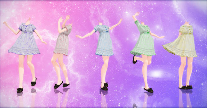 {MMD} Nightgowns {DL}