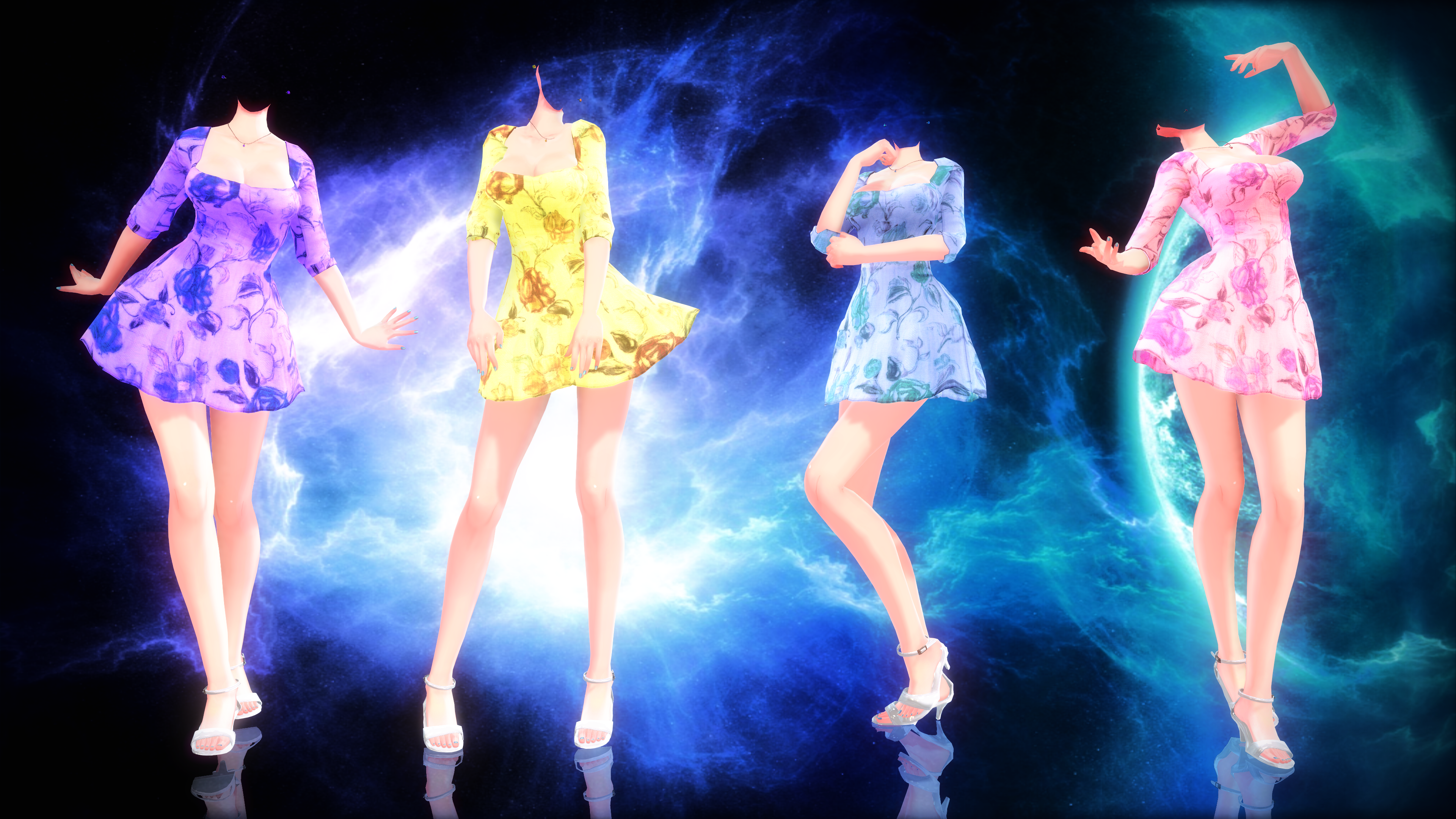 {MMD} Summer Dresses {DL}