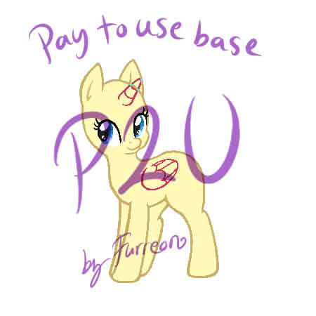 MLP P2U Base [Paint Friendly] by Furreon on DeviantArt