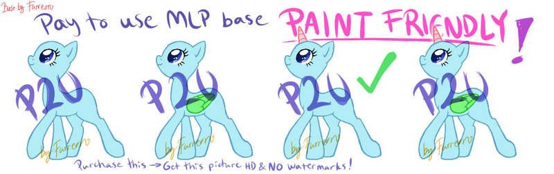 MLP P2U Base #2 [Paint Friendly!]