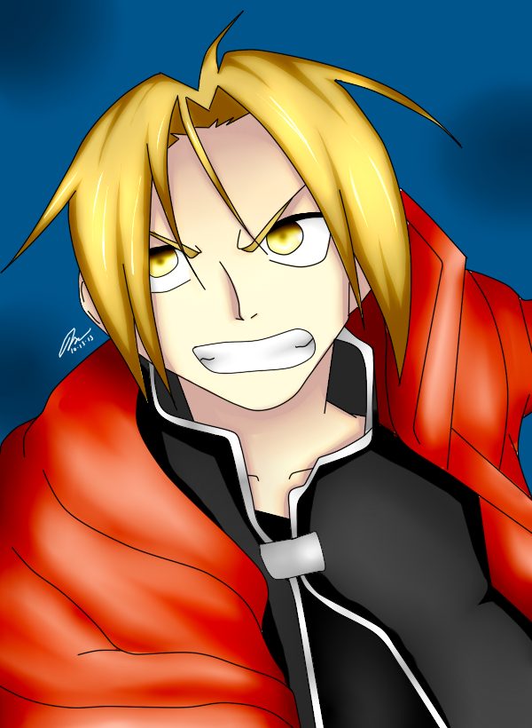 Edward Elric (re-draw) by SportyMcShortShorts on DeviantArt