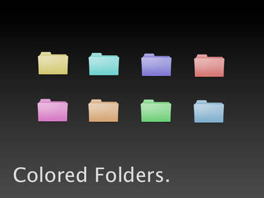 Colored Folders