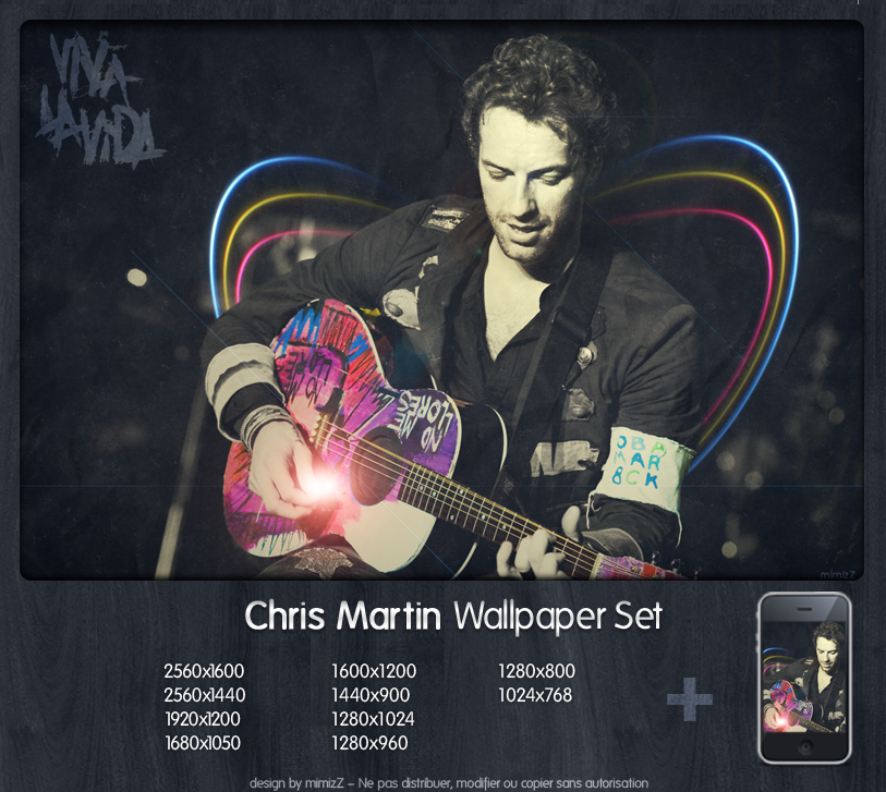 Chris Martin Wallpaper Set