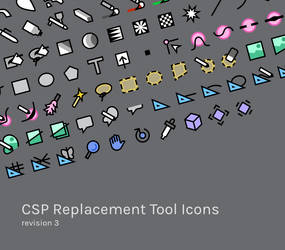 CSP Replacement Tool Icons, rev. 3