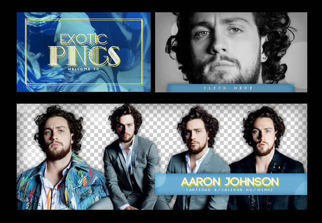 Pack png 629 // Aaron Johnson. by ExoticPngs on DeviantArt