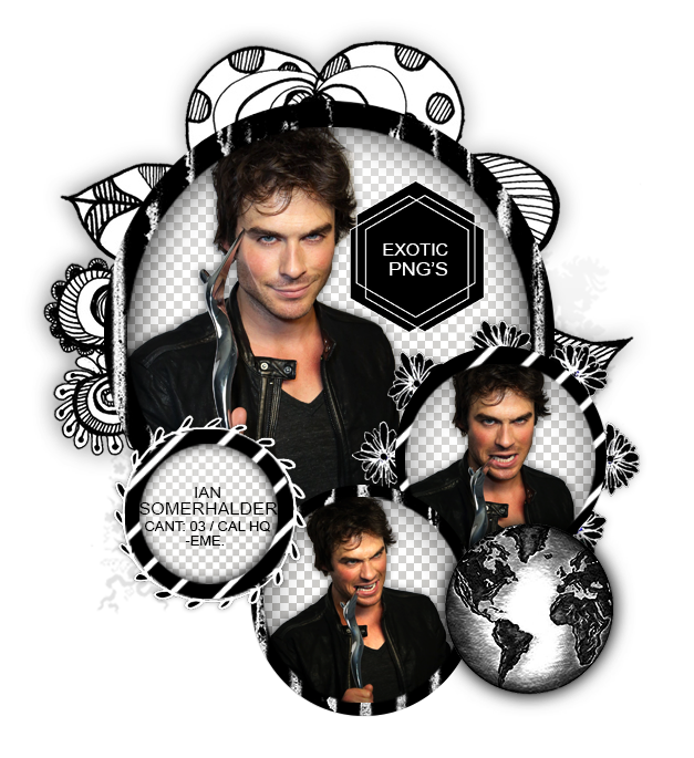 Pack png 1423 // Ian Somerhalder by ExoticPngs on DeviantArt