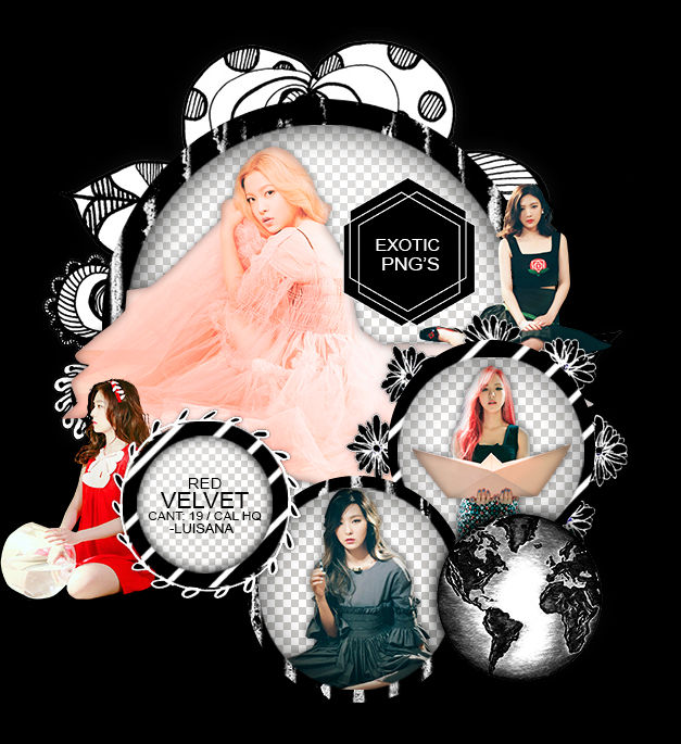 Pack Png 1500 // Red Velvet by ExoticPngs on DeviantArt