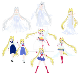 MMD: Lopieloo Manga Sailor Moon Pack DL