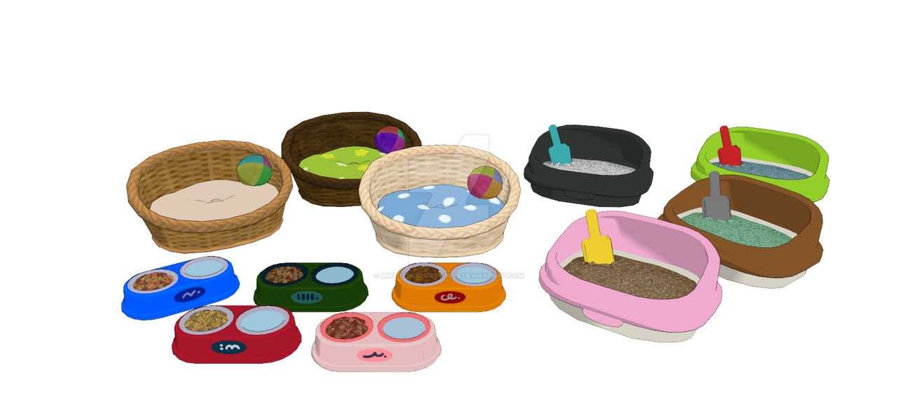 MMD ACNH pet set DL by MMDDownloadables on DeviantArt