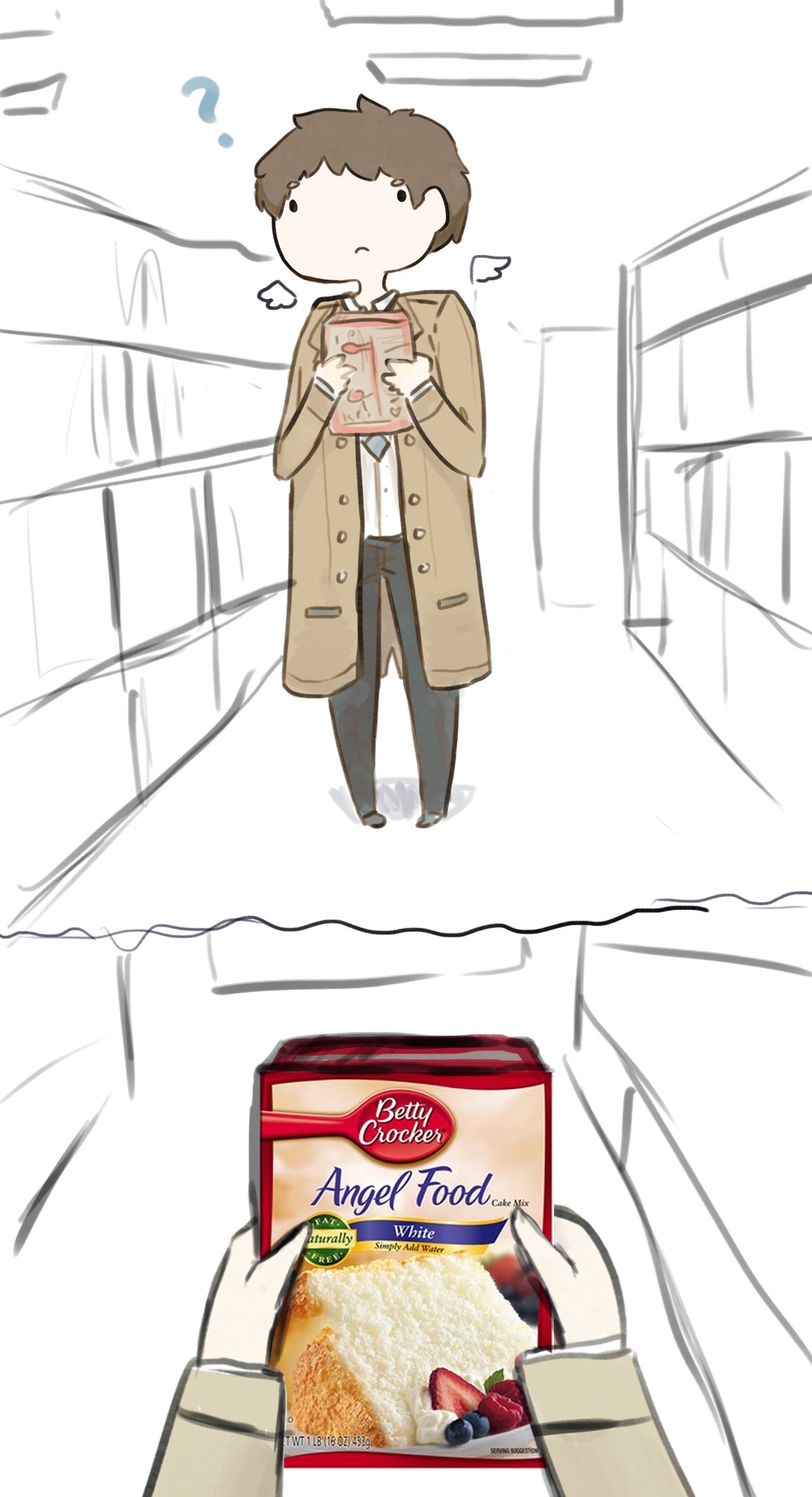 Cas goes shopping