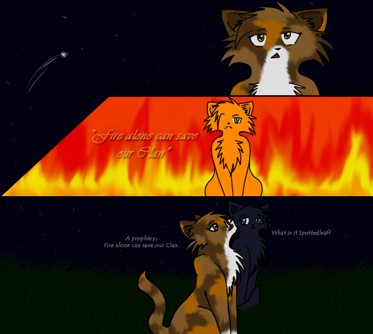 .: Fire Alone Can Save Our Clan :. by CrystleWhiteWolf on DeviantArt