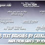 Text Brushes