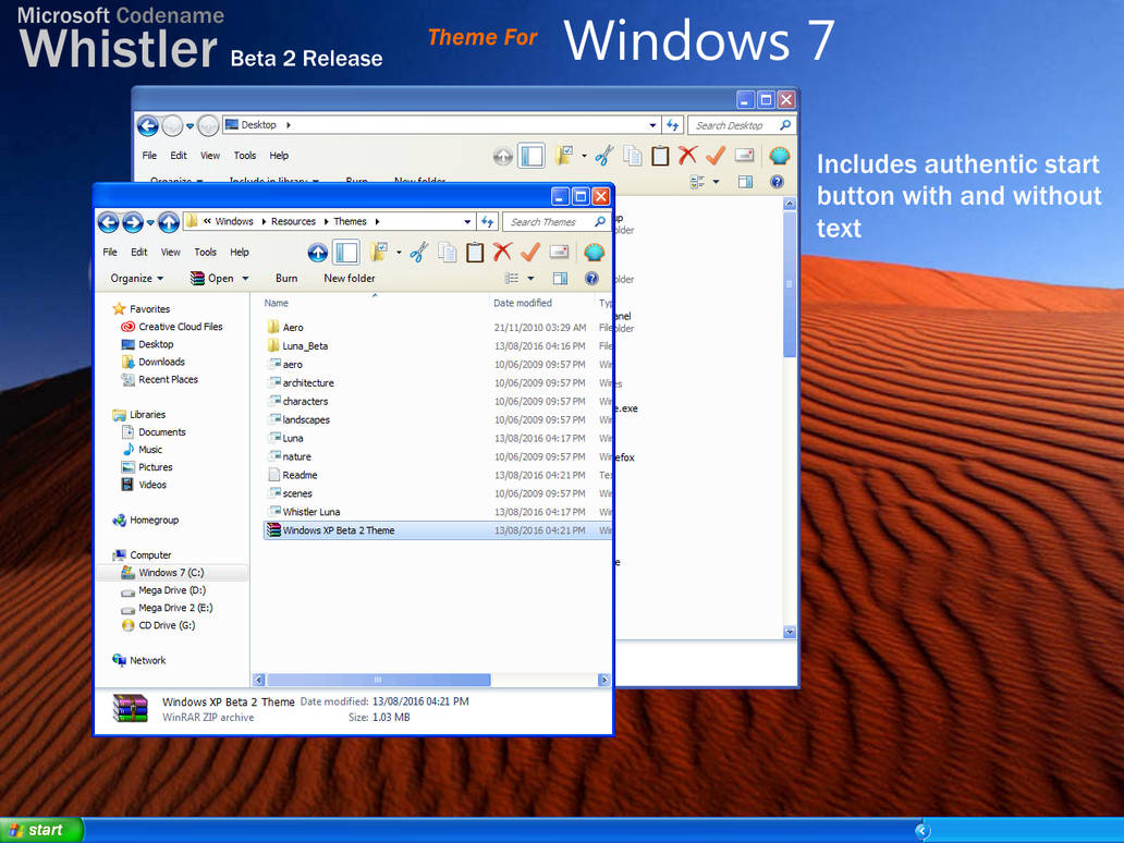 Windows Xp Beta 2 Theme For Windows 7 By Cheezeygaming On Deviantart