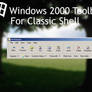 Windows 2000 Toolbar icons for Classic Shell