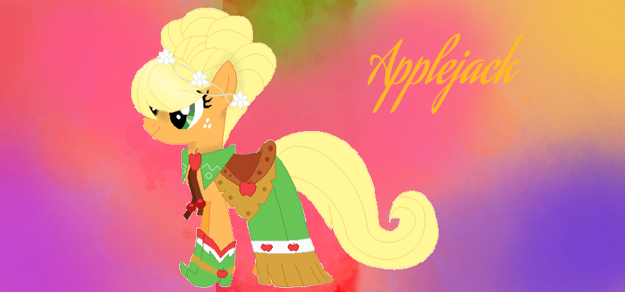 Applejack Gala by YandereChan01 on DeviantArt