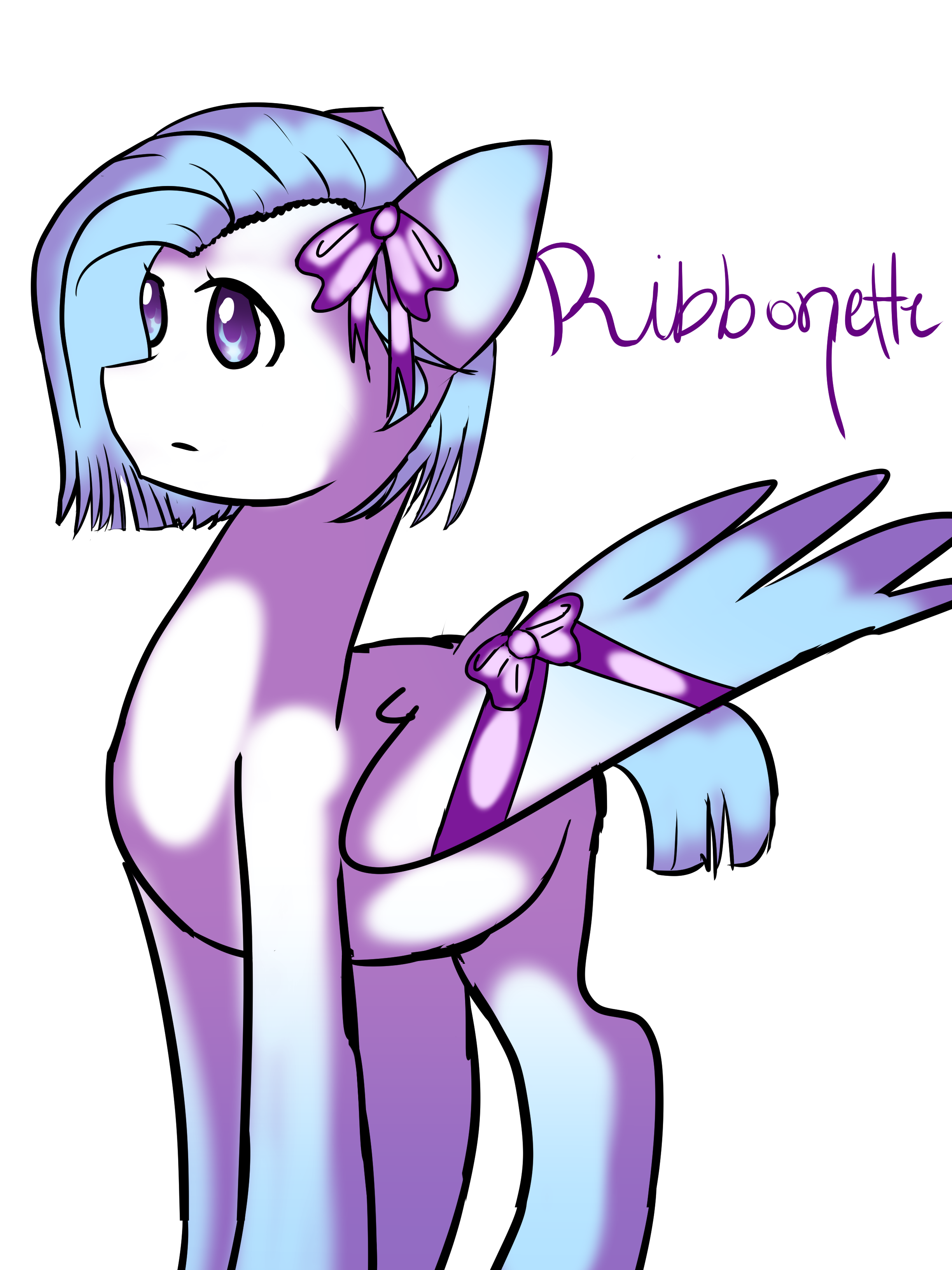 Ribbonette - adoptable by Snuwii on DeviantArt