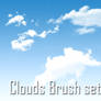 Clouds brush set