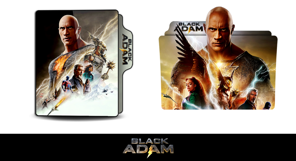 Black Adam Folder icons by mstrange221b on DeviantArt