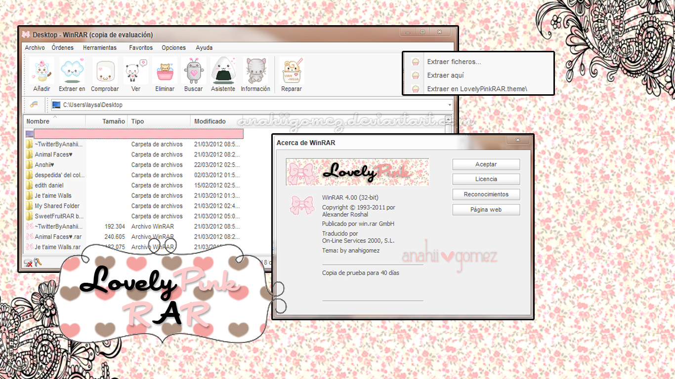 LovelyPink for WinRAR